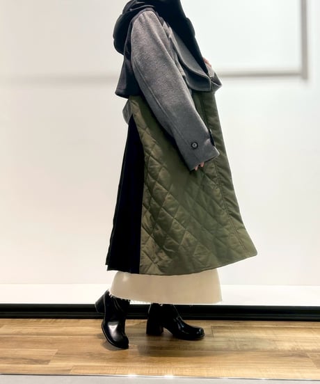 【R2503-QLT898】 Quilted long coat（1680060）