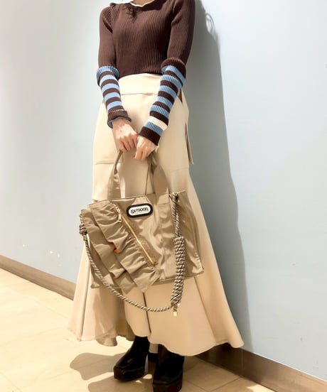 【R2603-FTM62】 Medium frill tote bag（1741110）