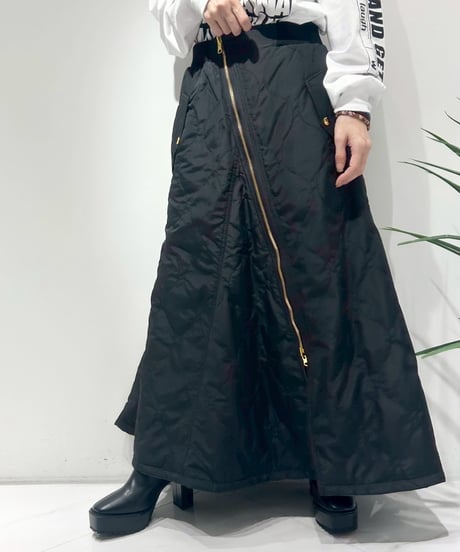 【R2503-RQS880】 Reversible quilted skirt（1741001）