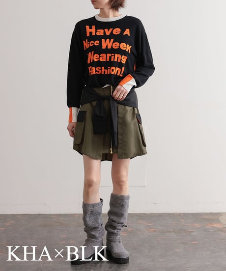 【R2403-MMS731】Cargo mini skirt (1740849)