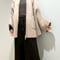 【R2503-RPO826】 Reversible wool poncho coat（1680046）