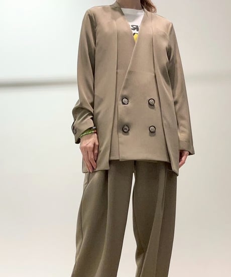 【R2503-MJK848】Unlined shoulder jacket（1740953）