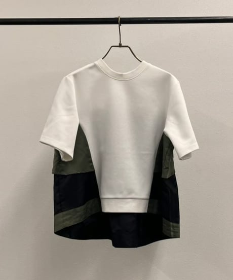 【R2501-BFC774】Tukc half sleeve pullover (1740897)