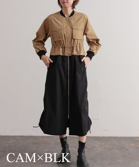 【R2403-ERD685】Batting ensemble coat (1740817)