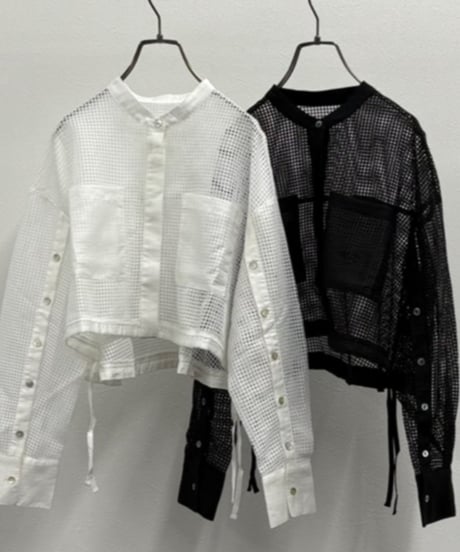 【R2401-RBB662】Mesh shirt (1740772)