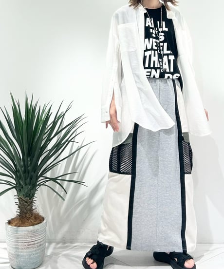 【R2601-SOS1066】 Slit sleeve shirt（1741147）