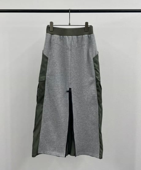 【R2601-BSK914】 Two-tone zip skirt（1741023）