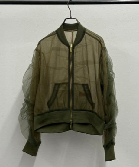【R2501-RBZ807】Reversible mesh blouson (1740920)