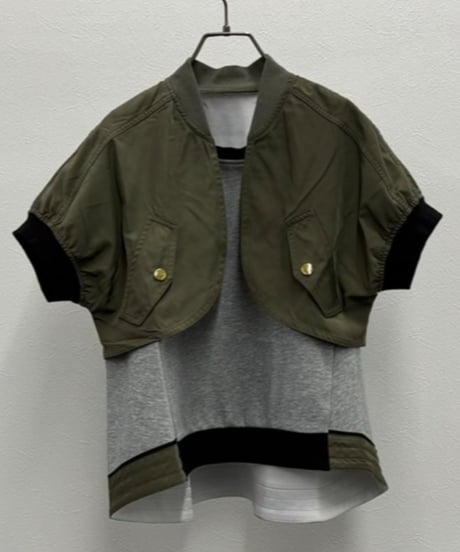 【R2503-SBT861】Short bolero pullover（1740958）