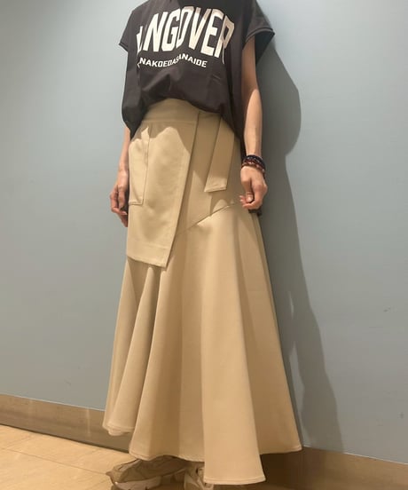 【R2403-RSK744】 Wrapped skirt (1740864)