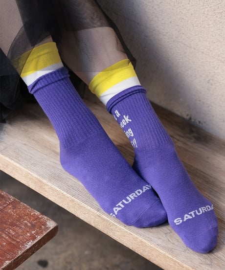【R2403-LSC712】Socks SATURDAY(1740858)