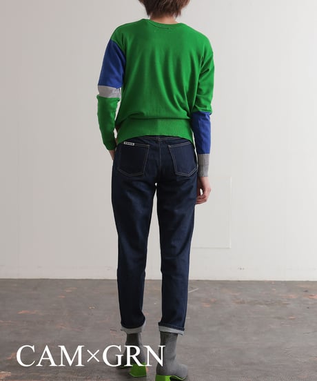 【R2403-BPO733】Bicolor knit (1740837)
