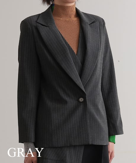 【R2403-SJK735】Tailor collar shoulder jacket（1740845）