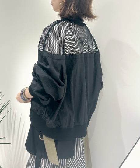 【R2601-MBZ1026】 Shoulder mesh blouson （1741095）