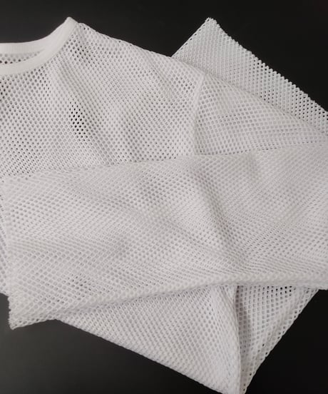 【R2401-MCS626】Mesh long T-shirt (1740735)