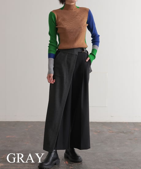 【R2403-SPT736】Wrapped pants (1740846)