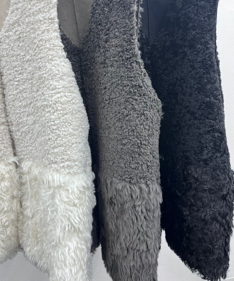 R2503-RFV830】 Reversible fur vest（1680049） | R