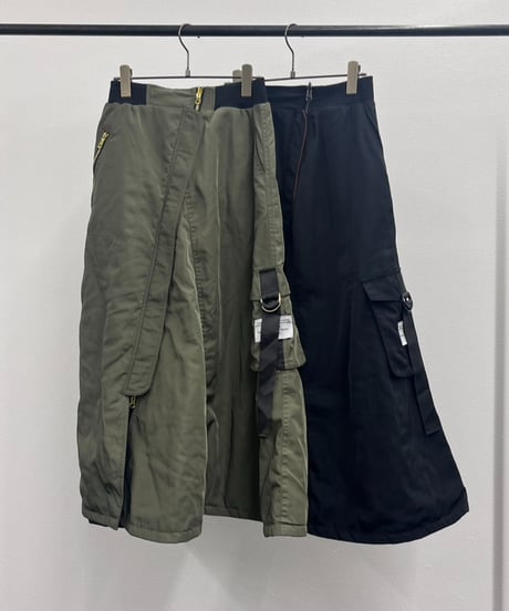 【R2503-RQS880】 Reversible quilted skirt（1741001）
