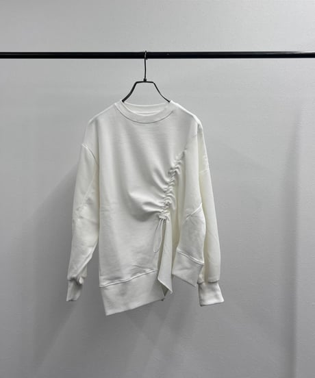 【R2601-DSW927】 Asymmetrical switching sweatshirt（1741032）