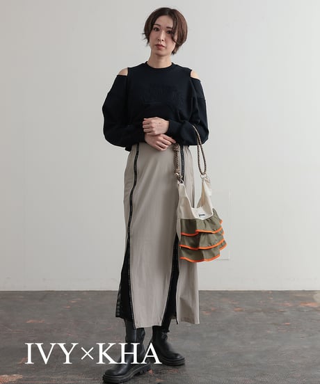 【R2403-FBG24】Tiered bag with frills　(1740820)