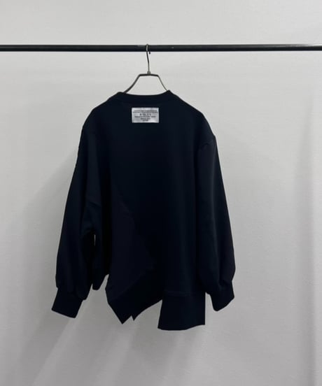 【R2601-DSW927】 Asymmetrical switching sweatshirt（1741032）