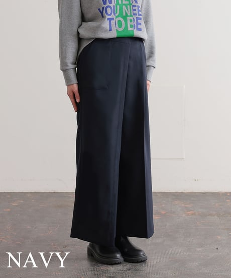 【R2403-RPT760】Wrapped pants (1740863)