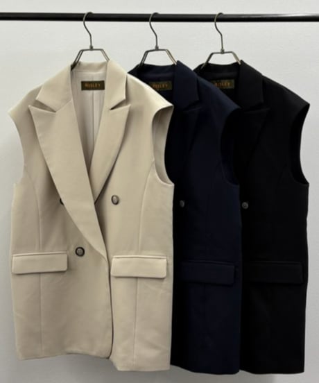 【R2601-SLJ696】 Sleeveless jacket (1740818)
