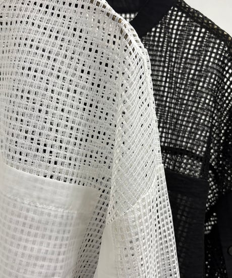 【R2401-RBB662】Mesh shirt (1740772)