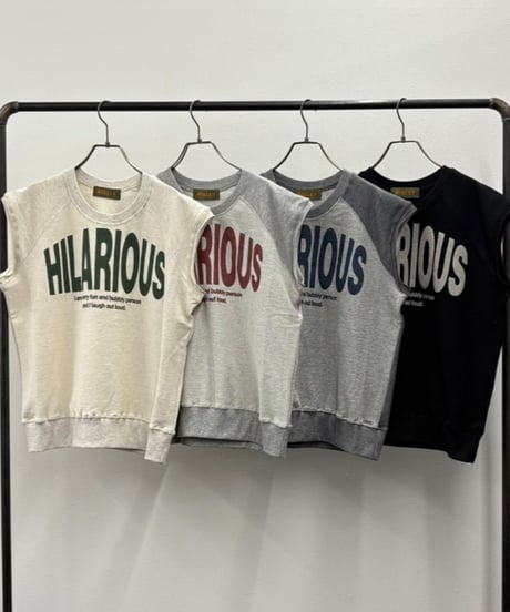 【R2501-LSW851】Logo sweat tank top (1740952）