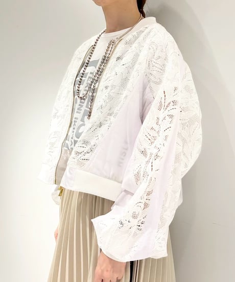 【R2501-RBZ802】２way lace blouson (1740919)