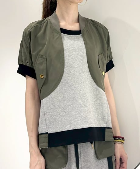 【R2503-SBT861】Short bolero pullover（1740958）