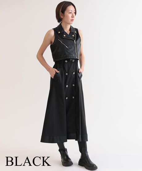 【R2403-LOP672】Riders jumper skirt　(1740807)