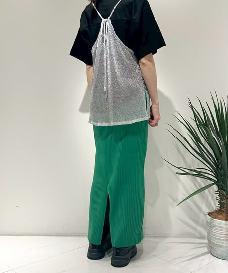 【R2501-MNT787】Lame thread camisole (1740902)