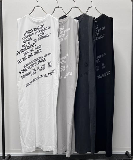 【R2601-ROP973】 Logo dress (1741073）