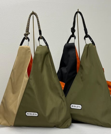 【R2501-TFB43】Bicolot triangle bag with frills (1740976)