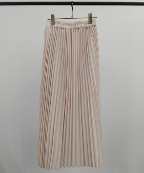 【R2601-ZSK954】 Logo zip pleats skirt（1741067）