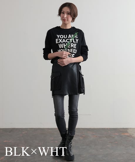 【R2403-LSP697】Wrap pants (1740808)