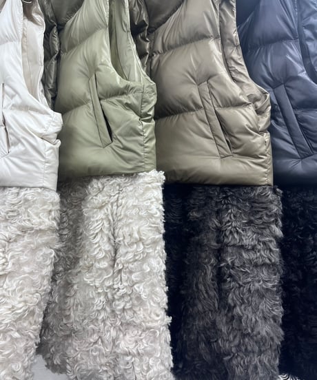 【R2503-DFV827】 2way down vest（1680048）