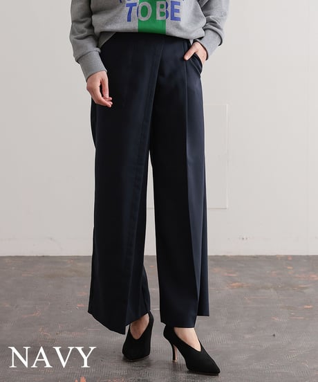 【R2403-RPT760】Wrapped pants (1740863)