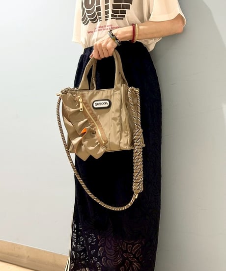【R2603-FTS61】 Mini frill tote bag (1741109）