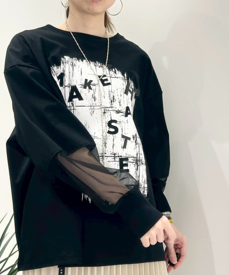 RISLEY R2503-BPP841 プリーツ付き長袖トップス　試着のみ CATEGORY T-Shirt | RISLEY official Onlineshop