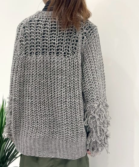 【R2503-FLN899】 Fringe Logo Knit（1741011）