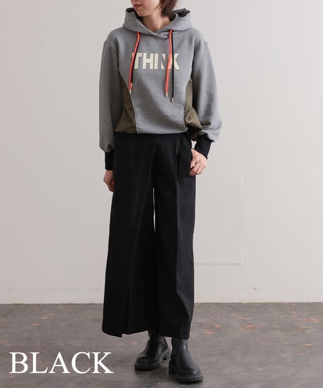 【R2403-RPT760】Wrapped pants (1740863)
