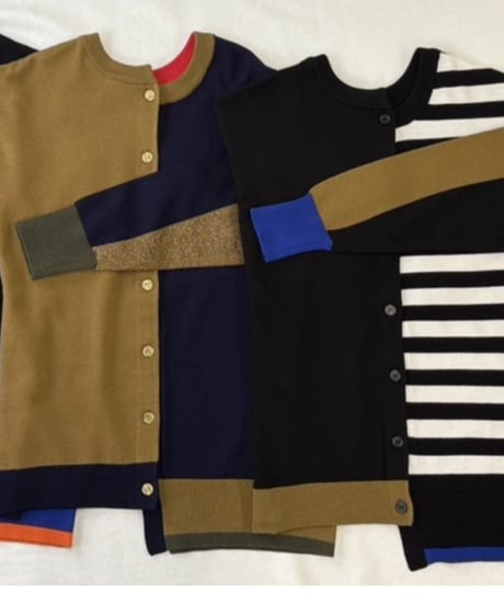 【R2503-BCD875】 Bicolor 2way cardigan（1741006)