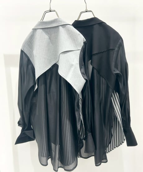 【R2601-LJK926】 Layered sheer jacket (1741033）