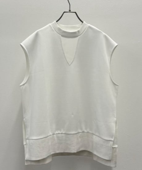 【R2503-HNV871】Sleeveless high neck sweatshirt（1740983）