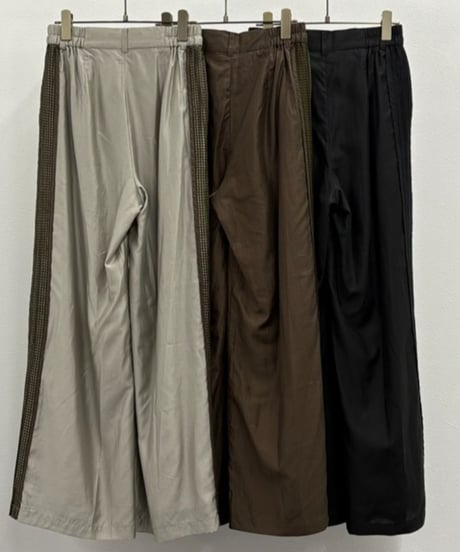 【R2501-SMP840】Side mesh wide pants（1740944）