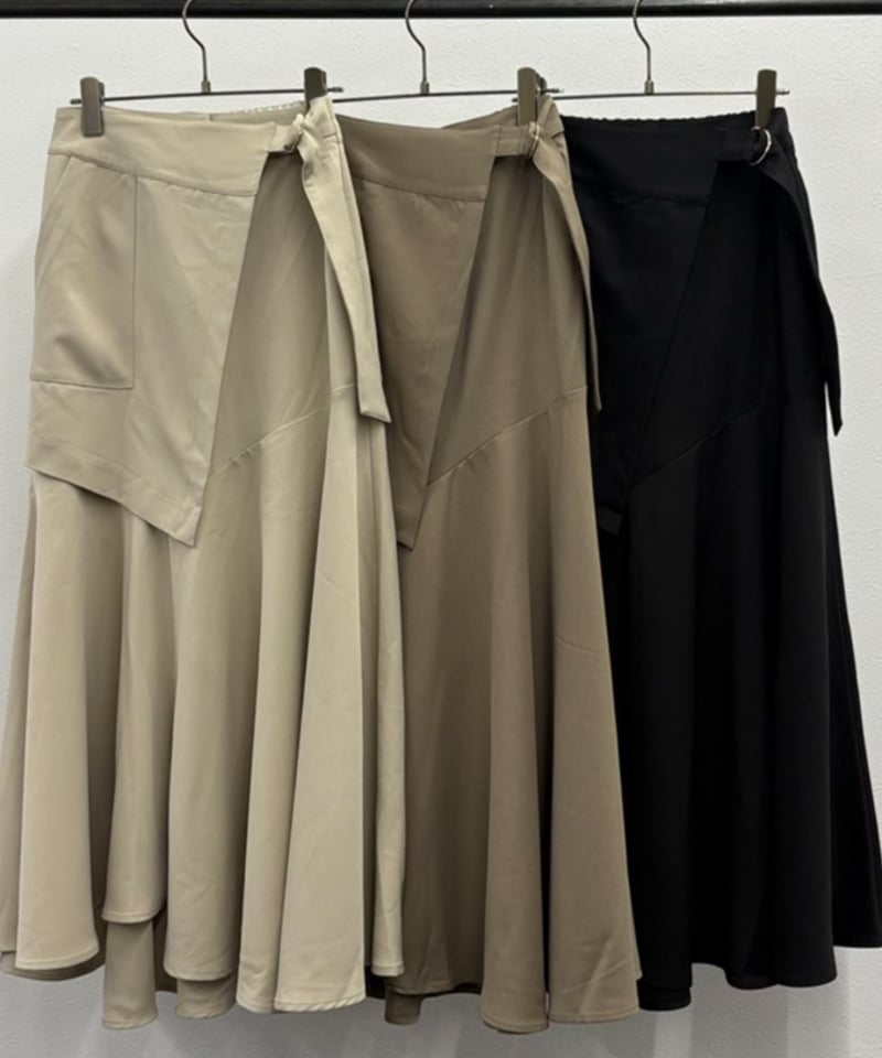 スカート warp skirt R2503-RSK849】Unlined wrap skirt（1740954） | RIS