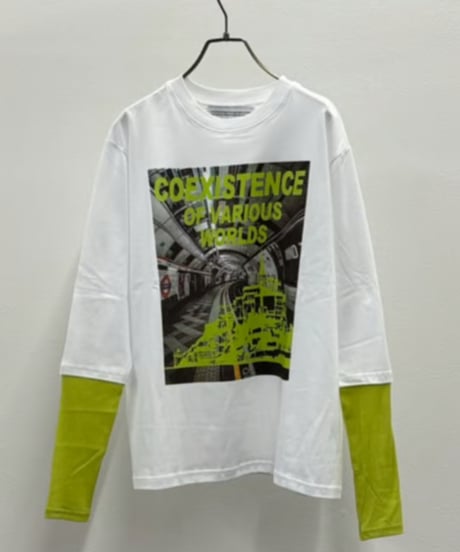 【R2503-PLT863】Printed long t-shirt（1740968）