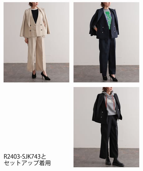 【R2403-RPT760】Wrapped pants (1740863)